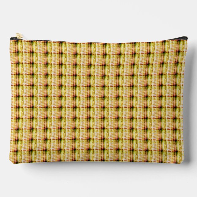 Bolsito Accesorio Grande Hapa Plaid Green 1974, (Anverso)