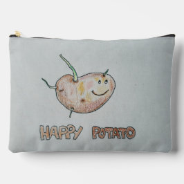 Bolsito Accesorio Grande Happy Potato Print Cut Sew Bag