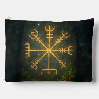 Bolsito Accesorio Grande Helm of Awe Aegishjalmur Norse Protective Symbol  