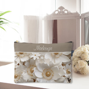 Bolsito Accesorio Grande Hermosa Bodas de Gardenia Blanca 3D 