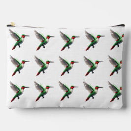 Bolsito Accesorio Grande Hummingbirds verde
