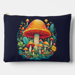 Bolsito Accesorio Grande Ilustración de hongo creativa y linda
