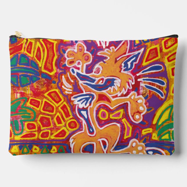 Bolsito Accesorio Grande Ilustración de Mola2 (Anverso)