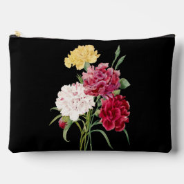 Bolsito Accesorio Grande Ilustración floral de clavel vintage