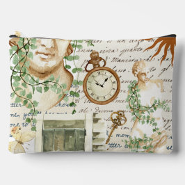 Bolsito Accesorio Grande Ilustraciones de acuarela de fondo de recortes