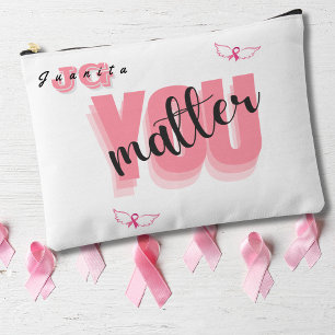 Bolsito Accesorio Grande Importa fortalecer el regalo de cáncer de mama