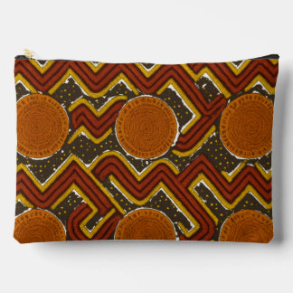 Bolsito Accesorio Grande Impresión africana en negrita
