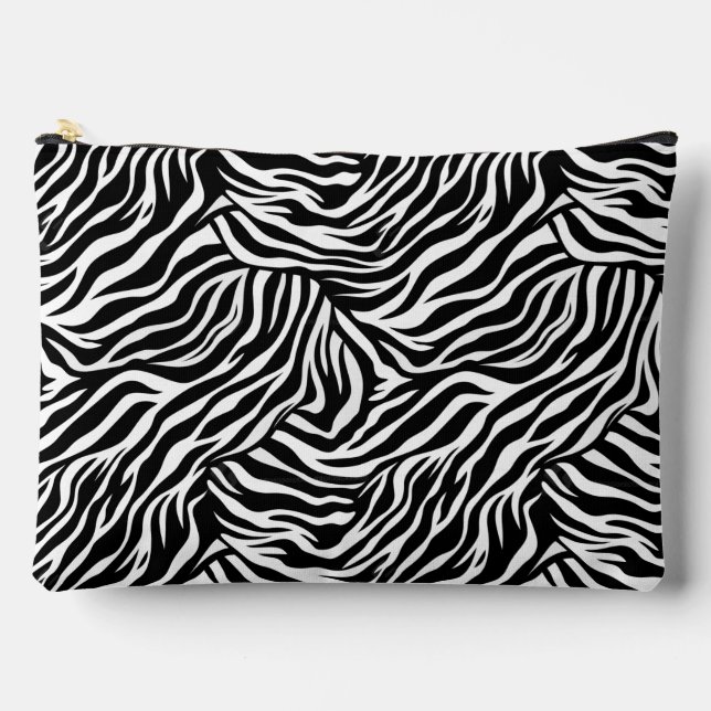 Bolsito Accesorio Grande Impresión de cebra accesoria grande (Anverso)