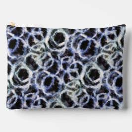 Bolsito Accesorio Grande índigo reciclado shibori :