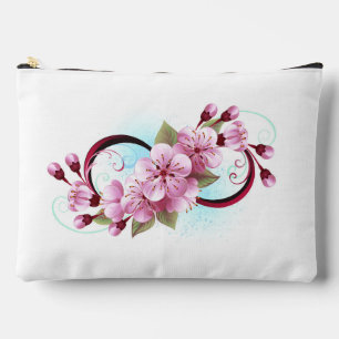 Bolsito Accesorio Grande Infinito con las flores de flores de Sakura Blosso