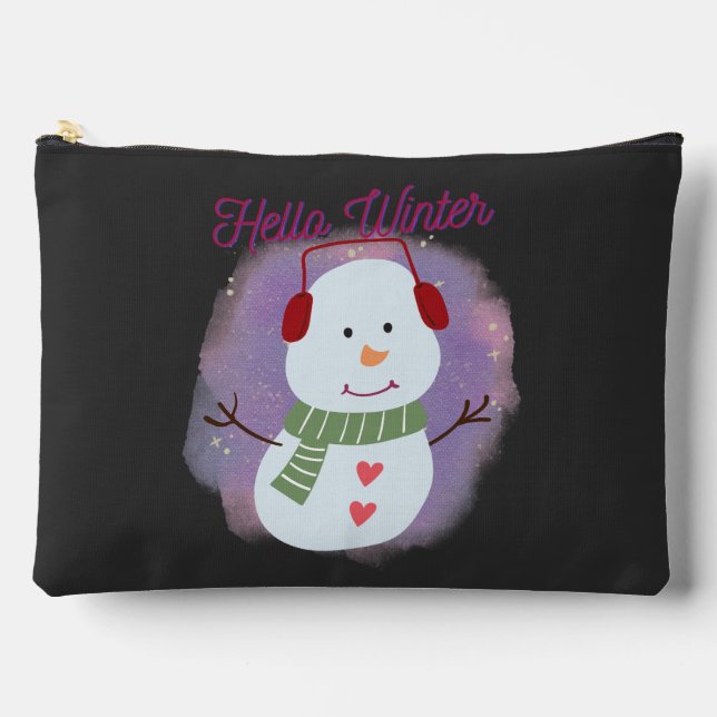 Bolsito Accesorio Grande invierno saludo (Anverso)