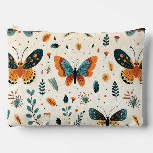 Bolsito Accesorio Grande Jardín de mariposa de otoño caprichoso