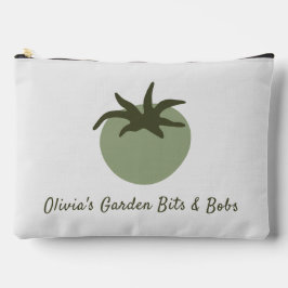 Bolsito Accesorio Grande Jardín de Tomate Verde Salvia Minimalista Personal