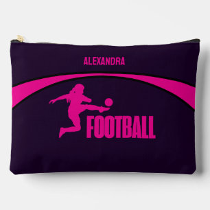 Bolsito Accesorio Grande Jugador Chica de fútbol, equipo, regalo de Chica d