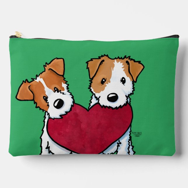 Bolsito Accesorio Grande KiniArt JRT Sólido Duo (Anverso)