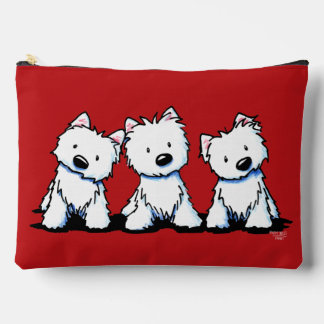Bolsito Accesorio Grande KiniArt Westie Trio