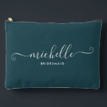 Bolsito Accesorio Grande La dama de honor minimalista de Gemstone Green per<br><div class="desc">Presentamos nuestra Moda Minimalista bolsa accesoria Gemstone Green Personalized Bridesmaid, un regalo elegante y versátil diseñado para celebrar a sus damas de honor con elegancia. Esta bolsa accesoria es el epítome de la moda moderna, perfecta para cualquier ocasión desde propuestas de dama de honor hasta duchas de novias. Diseñado tanto...</div>