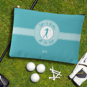 Bolsito Accesorio Grande La vida de los golfistas es mejor en el tee de sal