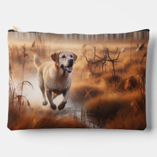 Bolsito Accesorio Grande Labrador/perro en la caza de pato en otoño