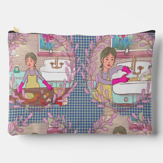 Bolsito Accesorio Grande LALATOWN Cosmetic & Toiletry Bag (Anverso)