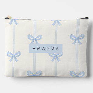 Bolsito Accesorio Grande Lazo de cinta azul pastel suave Coquette personali