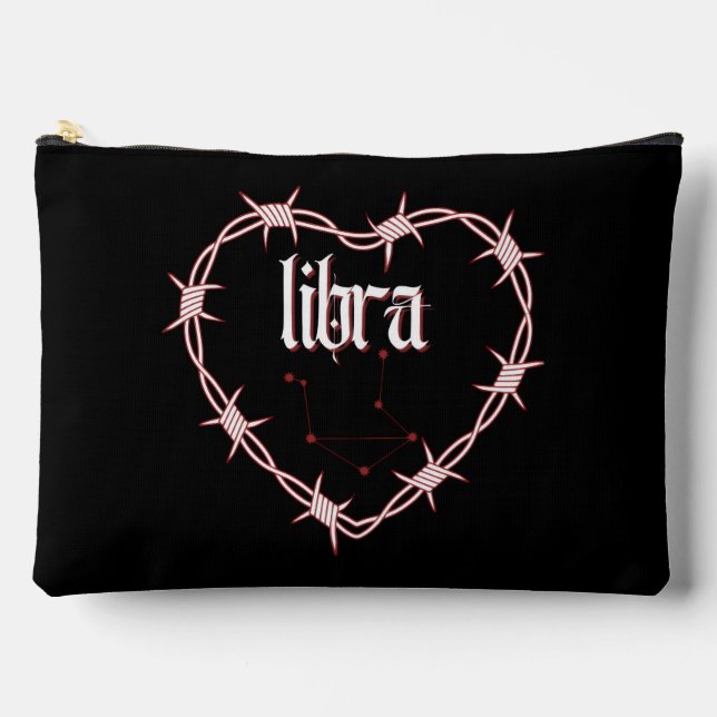 Bolsito Accesorio Grande Libra Constellation Gothic Dark Edgy Cumpleaños (Anverso)