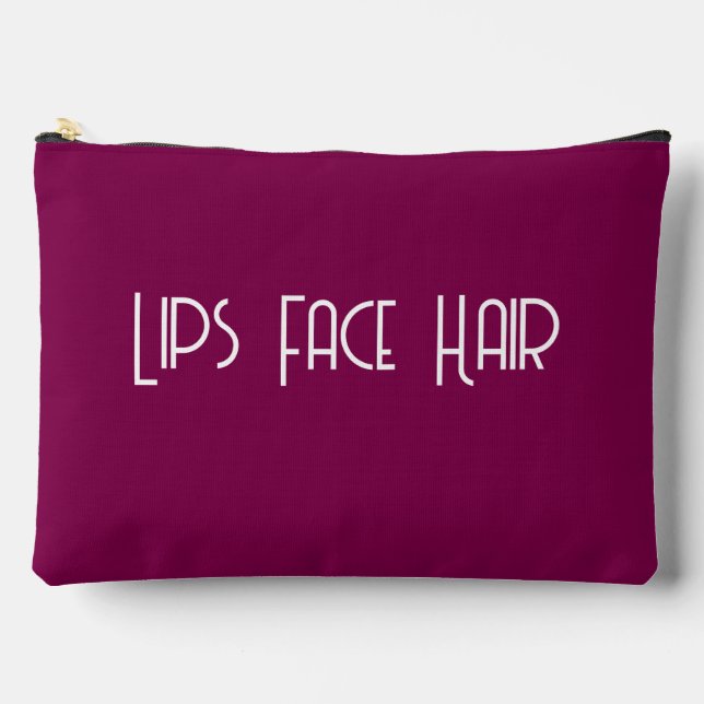 Bolsito Accesorio Grande Lips Face Hair (Anverso)