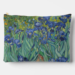 Bolsito Accesorio Grande Lirios, pintura al óleo floral, Vincent Van Gogh