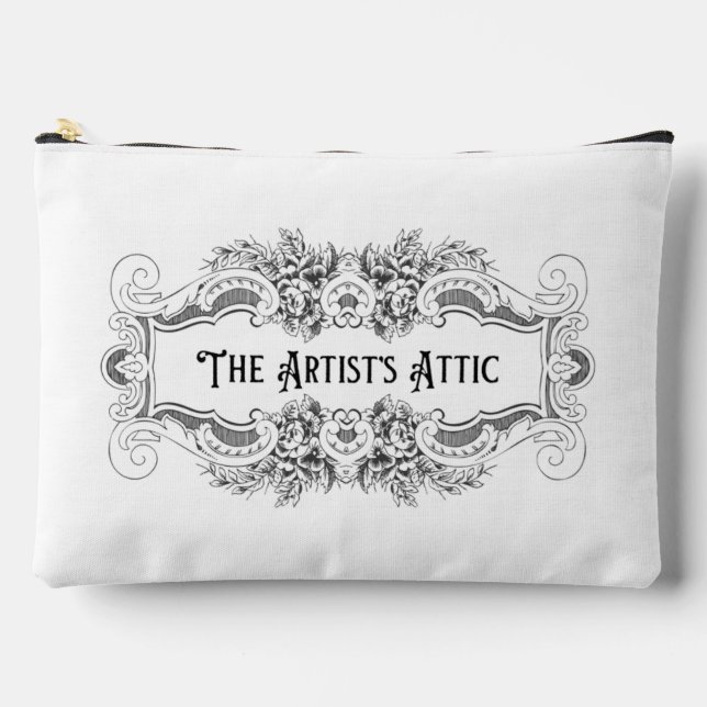 Bolsito Accesorio Grande Logo victoriano vintage (Anverso)