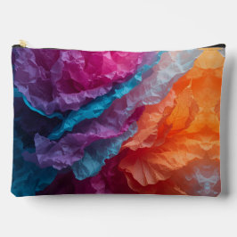 Bolsito Accesorio Grande Luminous Abstract Tissue Paper Layers