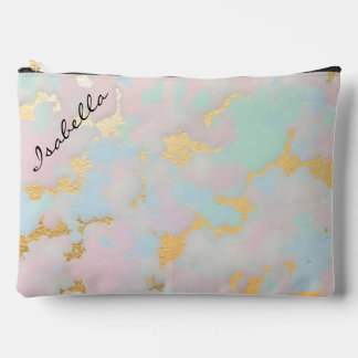 Bolsito Accesorio Grande Luxury Popular Blush Pink Mint Gold Collection