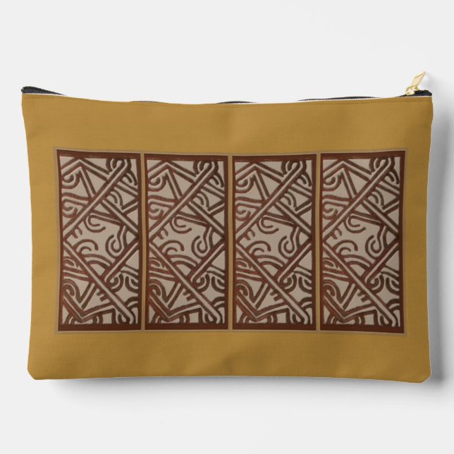 Bolsito Accesorio Grande Makeup Bag with design from Papua New Guinea (Reverso )