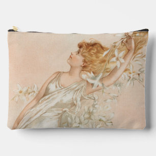 Bolsito Accesorio Grande "Mañana de Pascua" - Impresión Vintage, L. Prang &