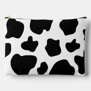 Bolsito Accesorio Grande Manchas de vacas blancas y negras