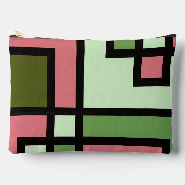 Bolsito Accesorio Grande mapper #5 プリントカットソーバッグ 抽象画　幾何学　モダン (Anverso)