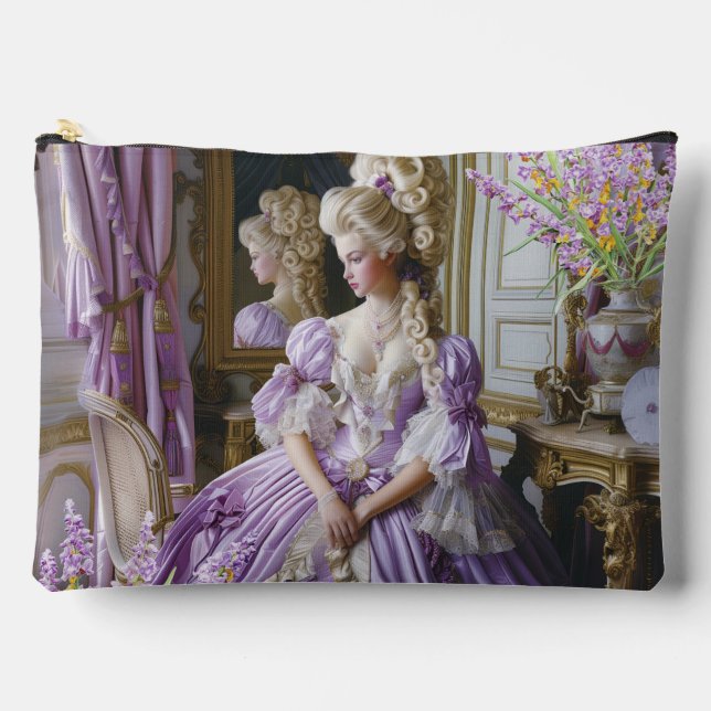 Bolsito Accesorio Grande Marie Antoinette lavender Queen pouch (L) (Anverso)