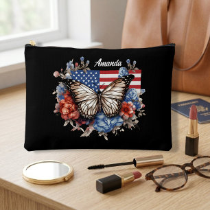 Bolsito Accesorio Grande Mariposa grande patriótica del 4 de julio