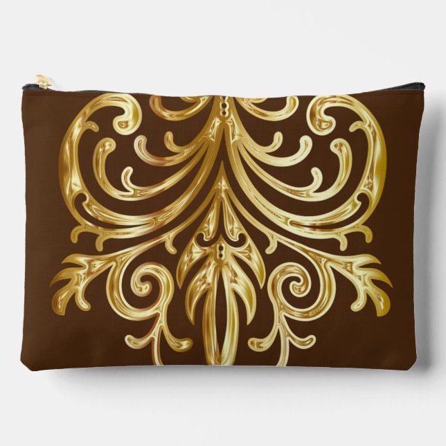 Bolsito Accesorio Grande Marrón, Navidades Autoridad de Regalos®Grande (Anverso)