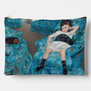 Bolsito Accesorio Grande Mary Cassatt - Niña pequeña en una butaca azul
