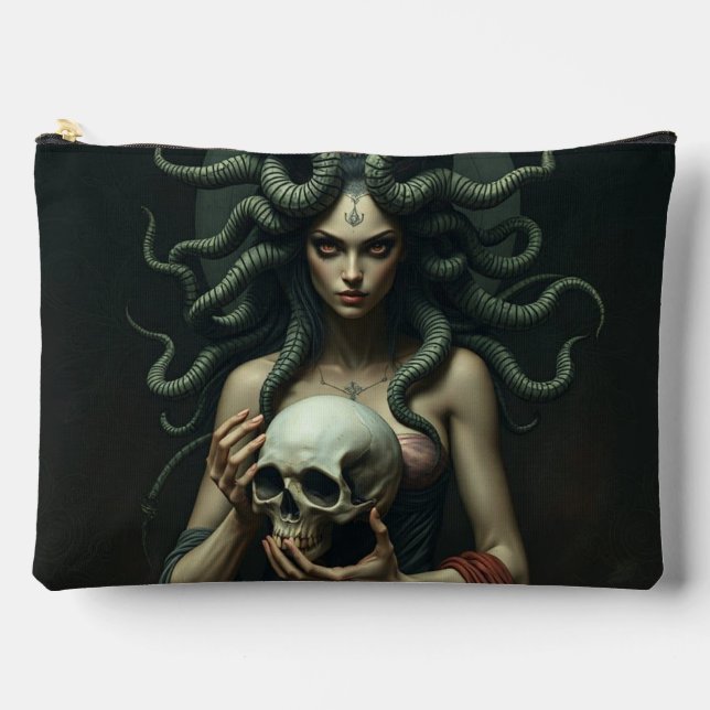 Bolsito Accesorio Grande „Medusa – Blick der Macht“ (Anverso)