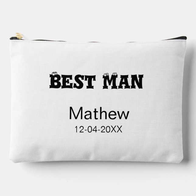 Bolsito Accesorio Grande Mejor bachiller party add name date simple sdon' (Anverso)