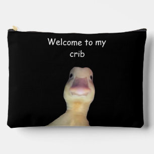 Bolsito Accesorio Grande Meme de Pato Divertido – “Bienvenido a Mi Casa” An