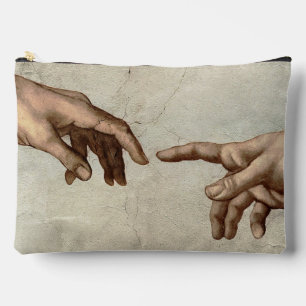 Bolsito Accesorio Grande Michaelangelo manos creación adam dios