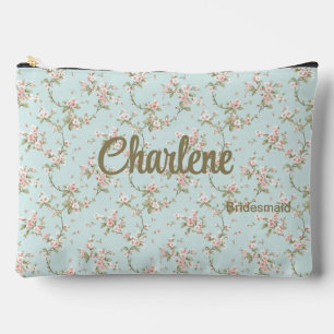 Bolsito Accesorio Grande Mint + Rubor Romantic Floral Bridesmaid