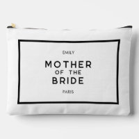 Moda Madre Francesa Blanca y Negra De La Novia