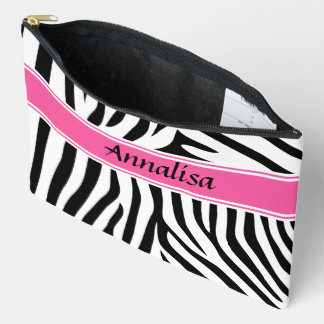 Bolsito Accesorio Grande Moderna diseñadora personalizada de stripe de cebr