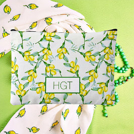 Bolsito Accesorio Grande Monograma de patrón de lemones