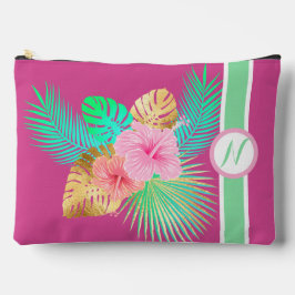 Bolsito Accesorio Grande Monograma de Playa Tropical Rosa 