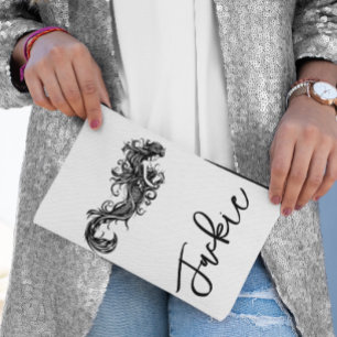 Bolsito Accesorio Grande Monograma de Sirena Personalizada
