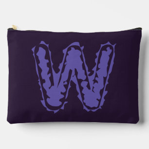 Bolsito Accesorio Grande Monograma espeluznante morado en morado